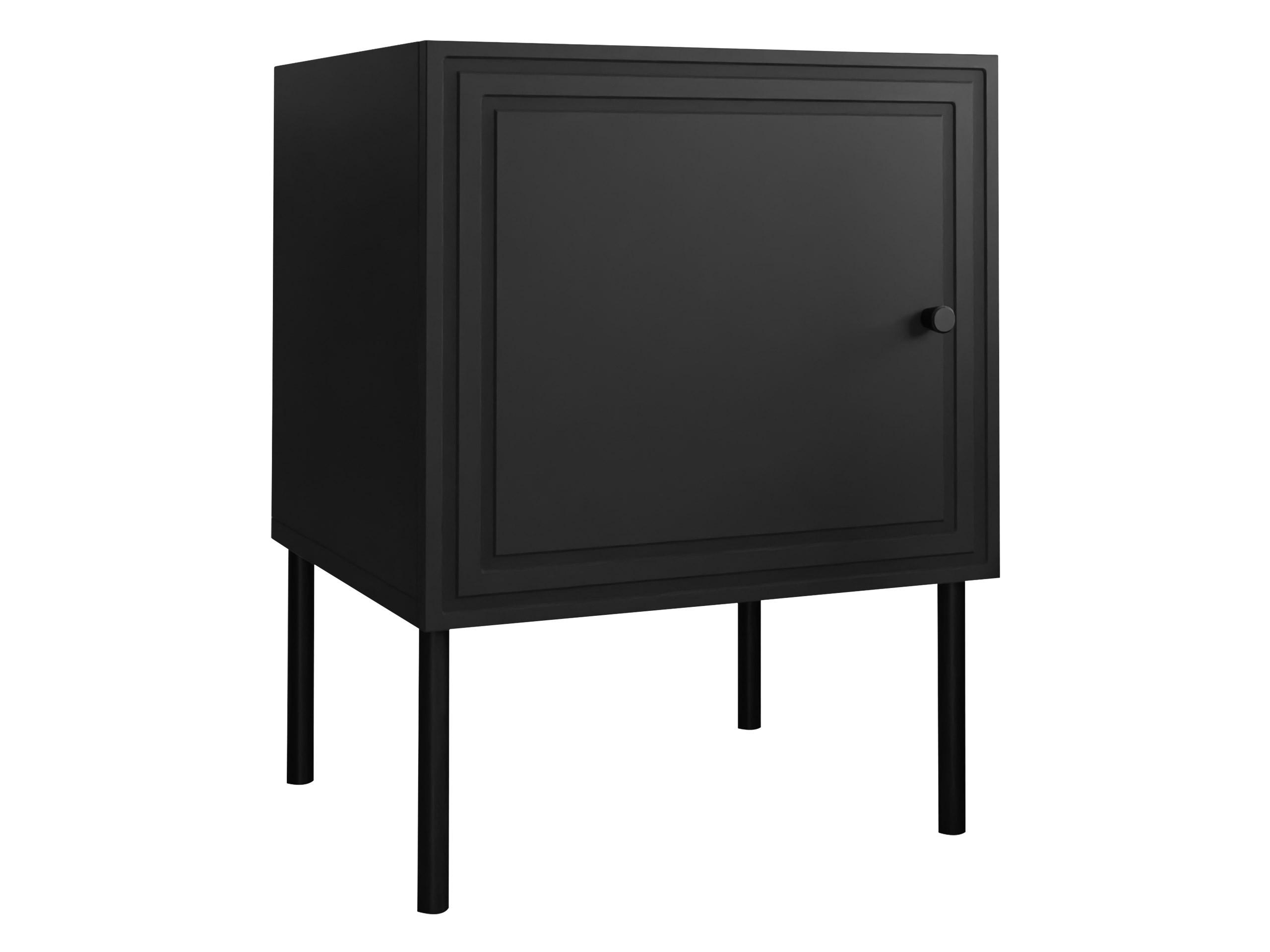 NACHTTISCH-SET Palazzo Bis (2 Stück) - Schwarz, Holzwerkstoff/Kunststoff (45/59/39cm) - MIRJAN24
