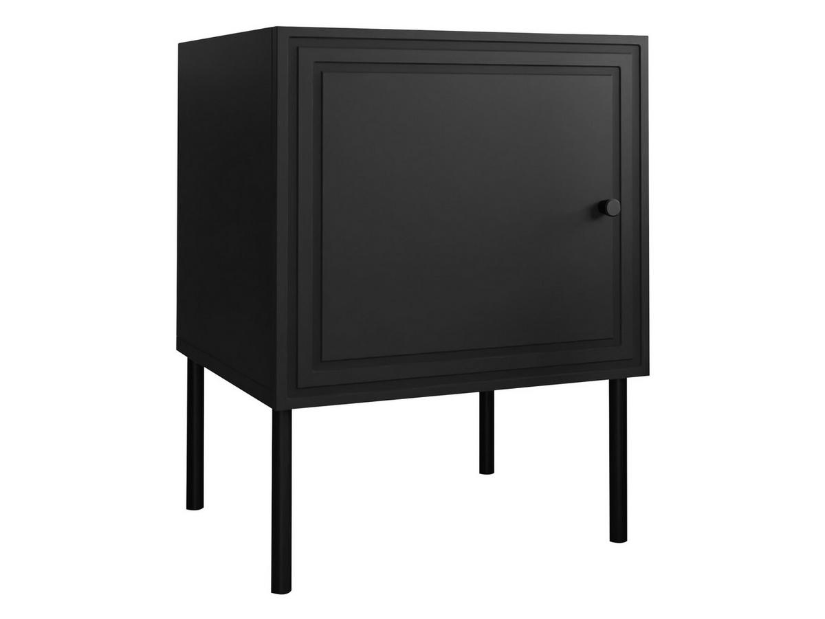 NACHTTISCH-SET Palazzo Bis (2 Stück) - Schwarz, Holzwerkstoff/Kunststoff (45/59/39cm) - MIRJAN24
