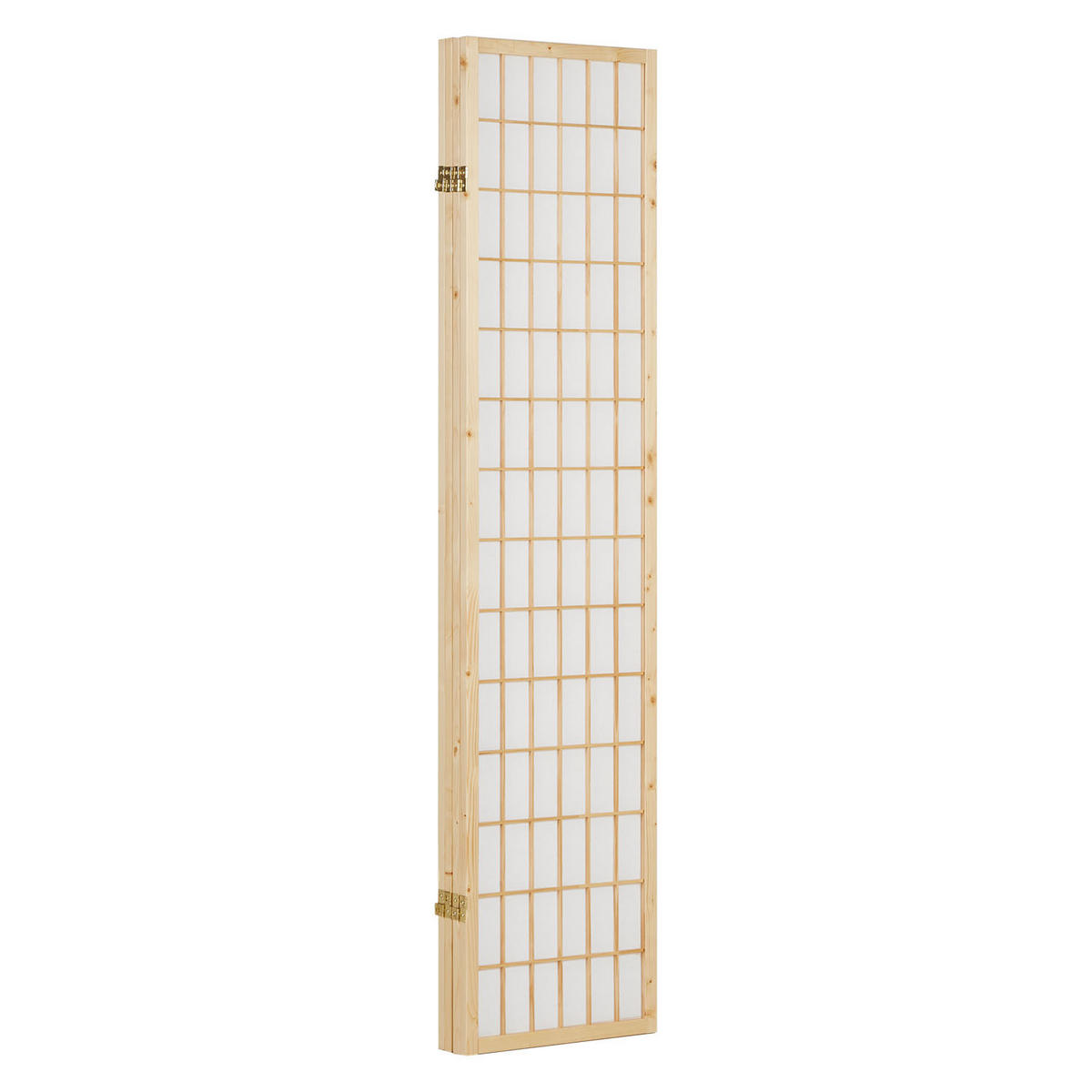 PARAVENT 4-tlg. 176/175 cm Braun Shoji - Braun, Holz (176/175/2cm) - Homestyle4u