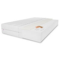 LATEXMATRATZE Memory 80x200 cm, Höhe 11 cm, Härtegrad H3, Aloe Vera - Weiß, Textil (80/200cm) - Marpur