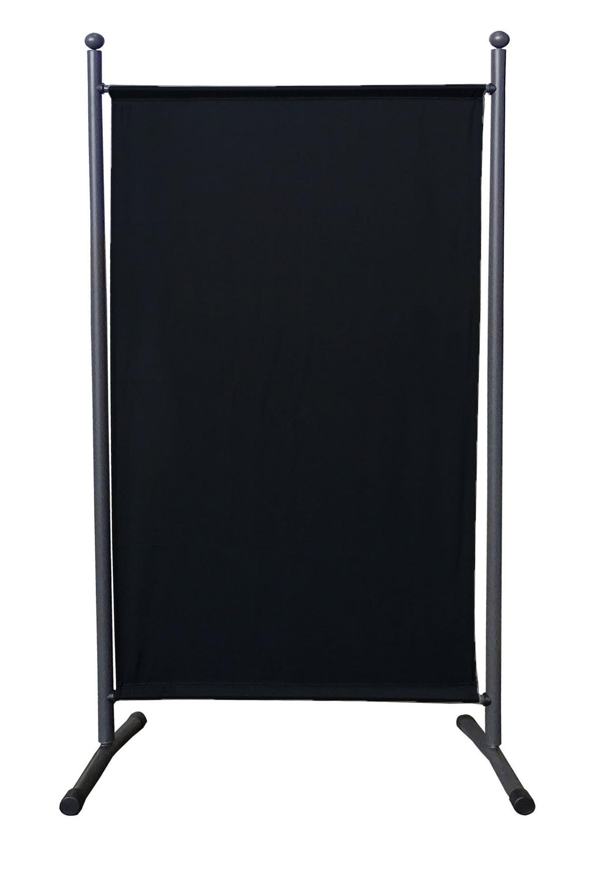 PARAVENT 2 Stück 1-tlg. 180x78 cm Schwarz - Schwarz, Metall (78/180cm) - QUICK STAR