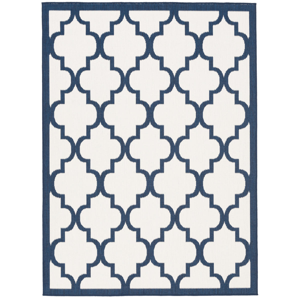 IN- UND OUTDOOR TEPPICH BEIDSEITIG CAPE COD FLIESENOPTIK - Blau, Textil (133/190cm) - Pergamon