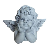 ANGEL - siva, umetna masa (40/31/22cm) - Relaxdays