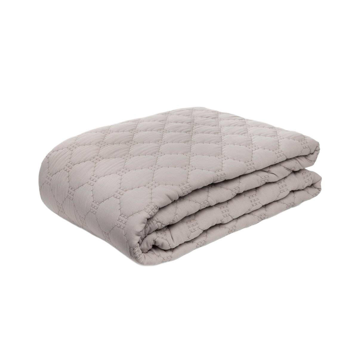 TAGESDECKE Sprout beige 200/220 cm - Beige, Textil (200/220cm) - Homla