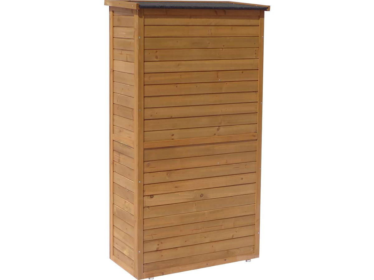 GARTENSCHRANK - GARTENTRUHE space Braun - Braun, Holz (46/160/87cm) - Habitat Garten