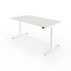 SCHREIBTISCH s32 elektrisch höhenverstellbar, 140 x 80 cm - Weiß, Holzwerkstoff/Metall (80/140/62cm) - hali