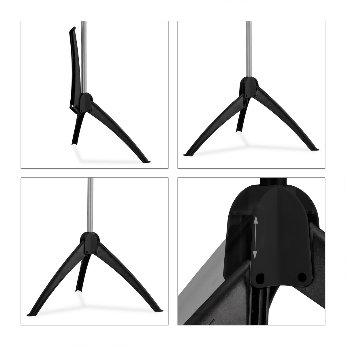 ŽEHLIACI sušiak - viacfarebná, kov/plast (62/129/62cm) - Relaxdays