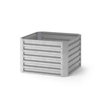HOCHBEET Silber 90 x 90 cm - Silberfarben, Metall (90/60/90cm) - OK-Living