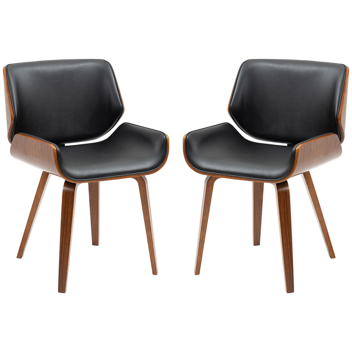 STÜHLE Braun 2 Stück - Braun, Naturmaterialien (53/81/54cm) - GiPP