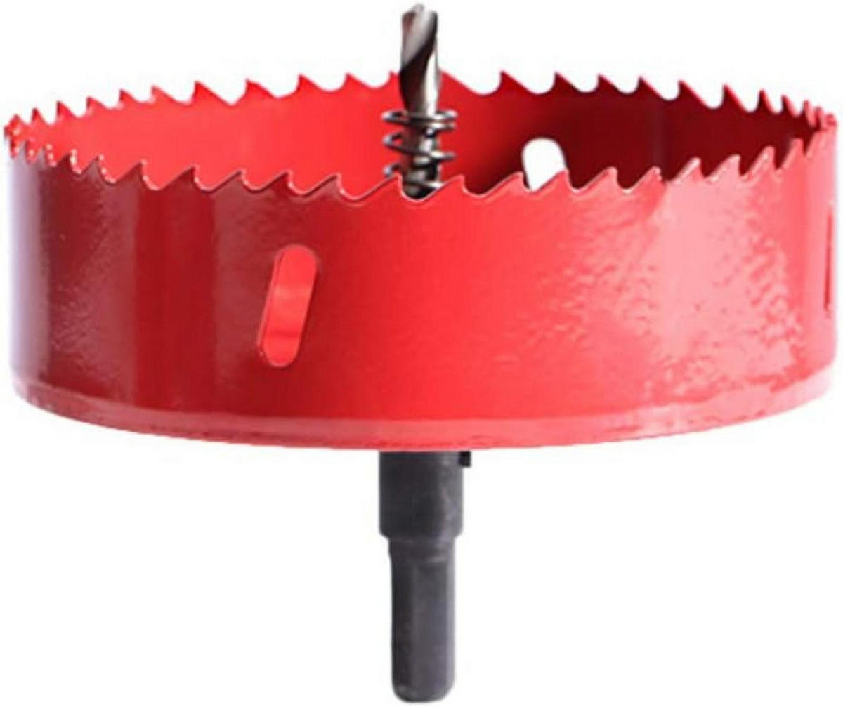 BOHRER - 110 mm - zum Bohren von Löchern in Holz und Aluminium. - Schwarz, Metall (11/6.8/6.8cm) - DCA