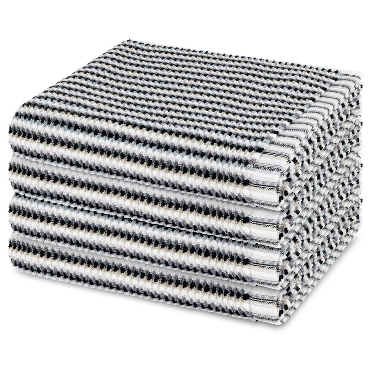 HANDTUCH Bliss 4er-Set - Grau, Textil (50/100cm) - MÖVE