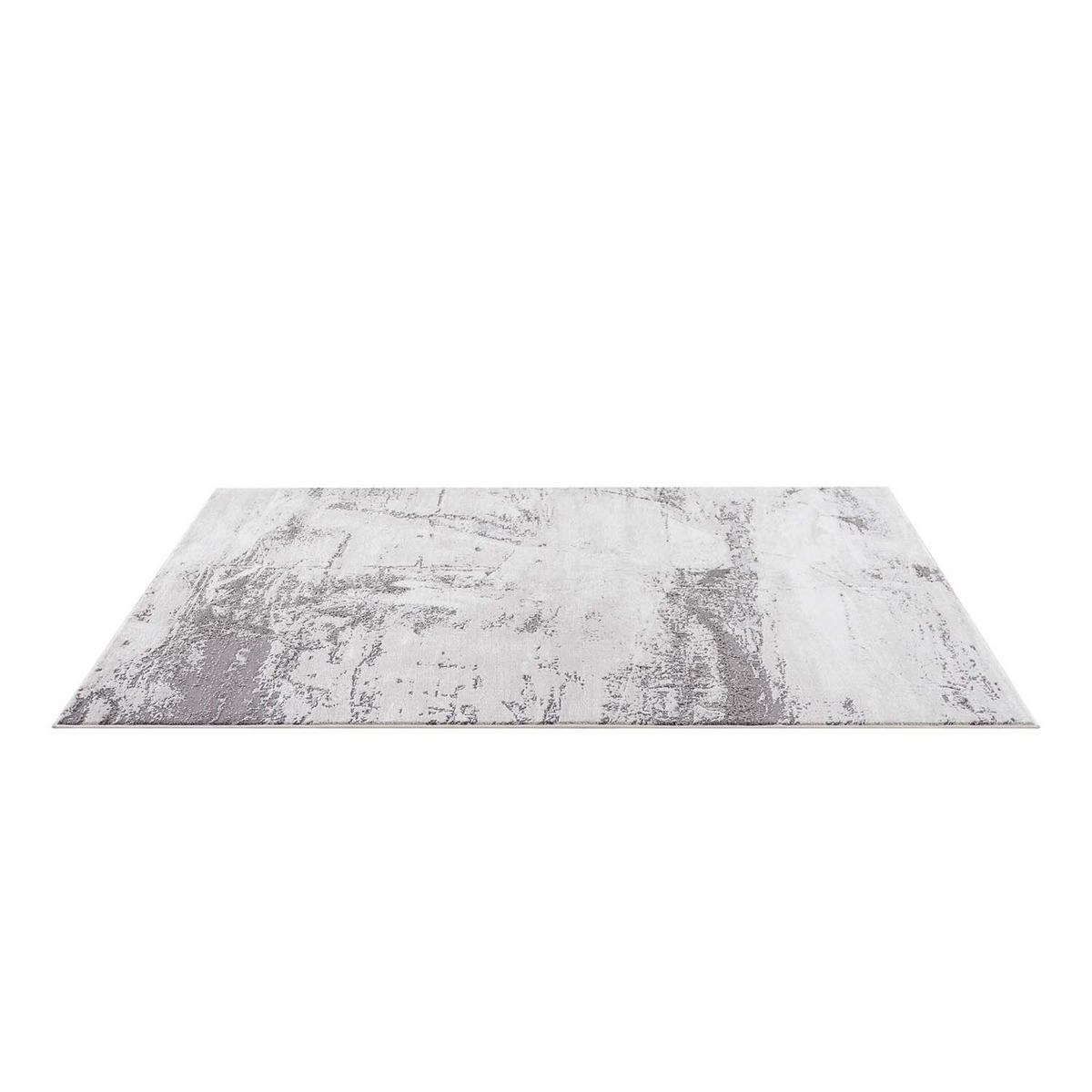 KURZFLOR-TEPPICH Chic 176 Grau 80x300 cm - Grau, Textil (80/300cm) - carpet city
