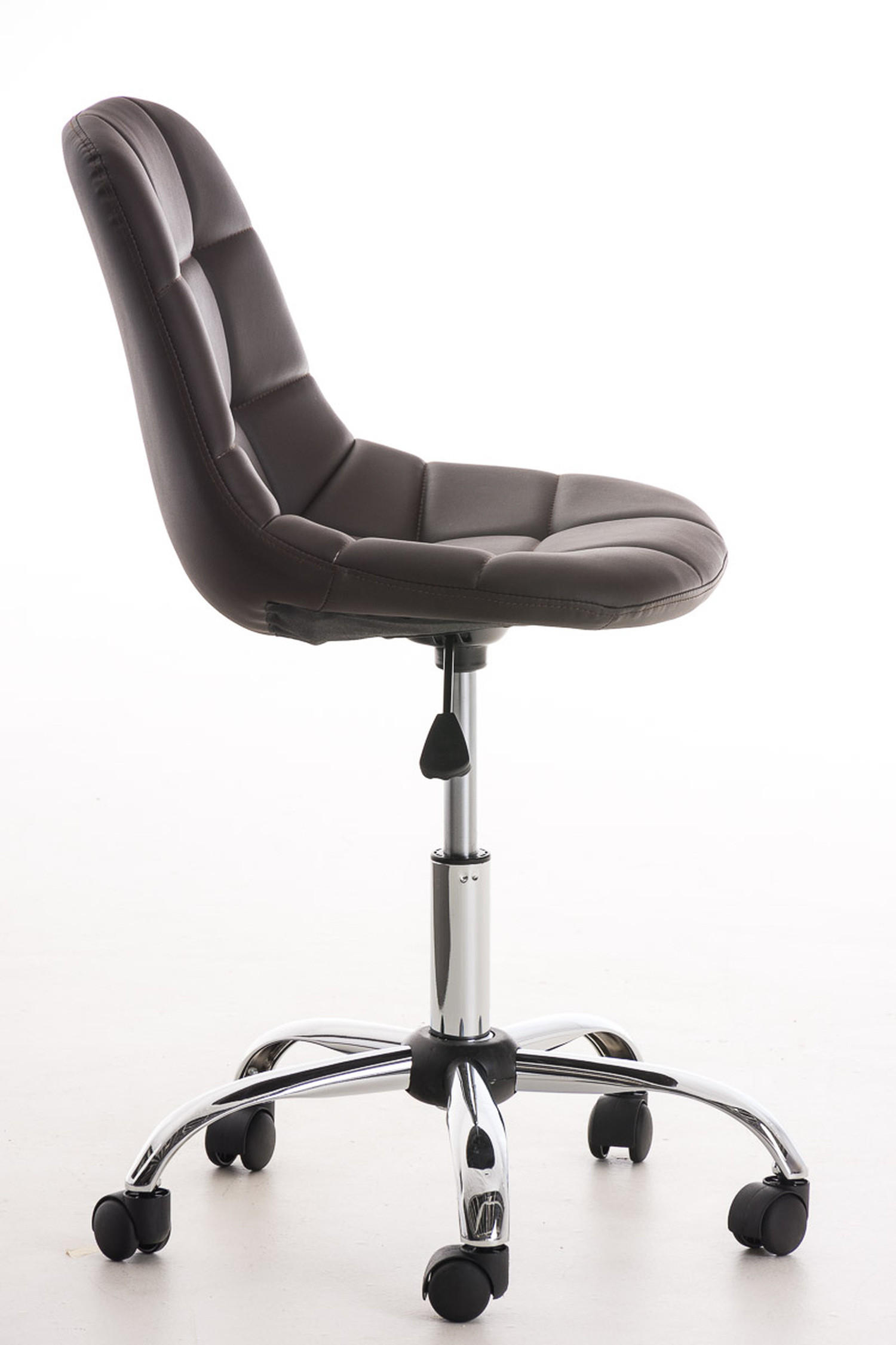 Thumbnail - TPFLiving Bürostuhl, Braun, Textil, 55x91x55 cm, Arbeitszimmer, Bürostühle, Drehstühle