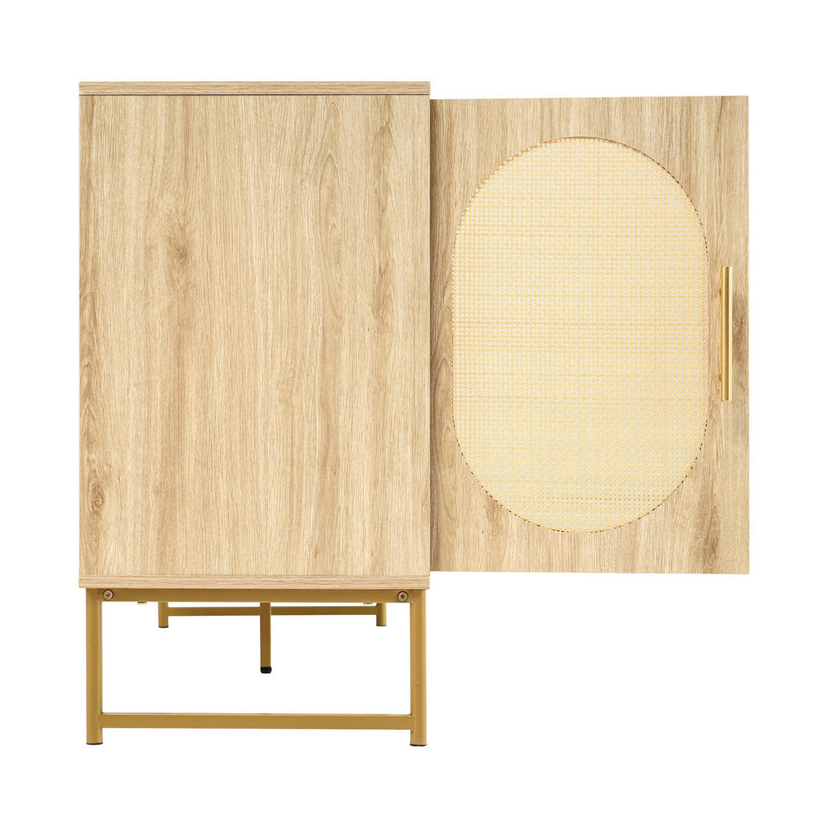 SIDEBOARD 80 cm mit 2 Türen und verstellbarem Einlegeboden, Blumenschnitzerei, Schwarz - Schwarz, Holzwerkstoff (80/76/38cm) - Redom