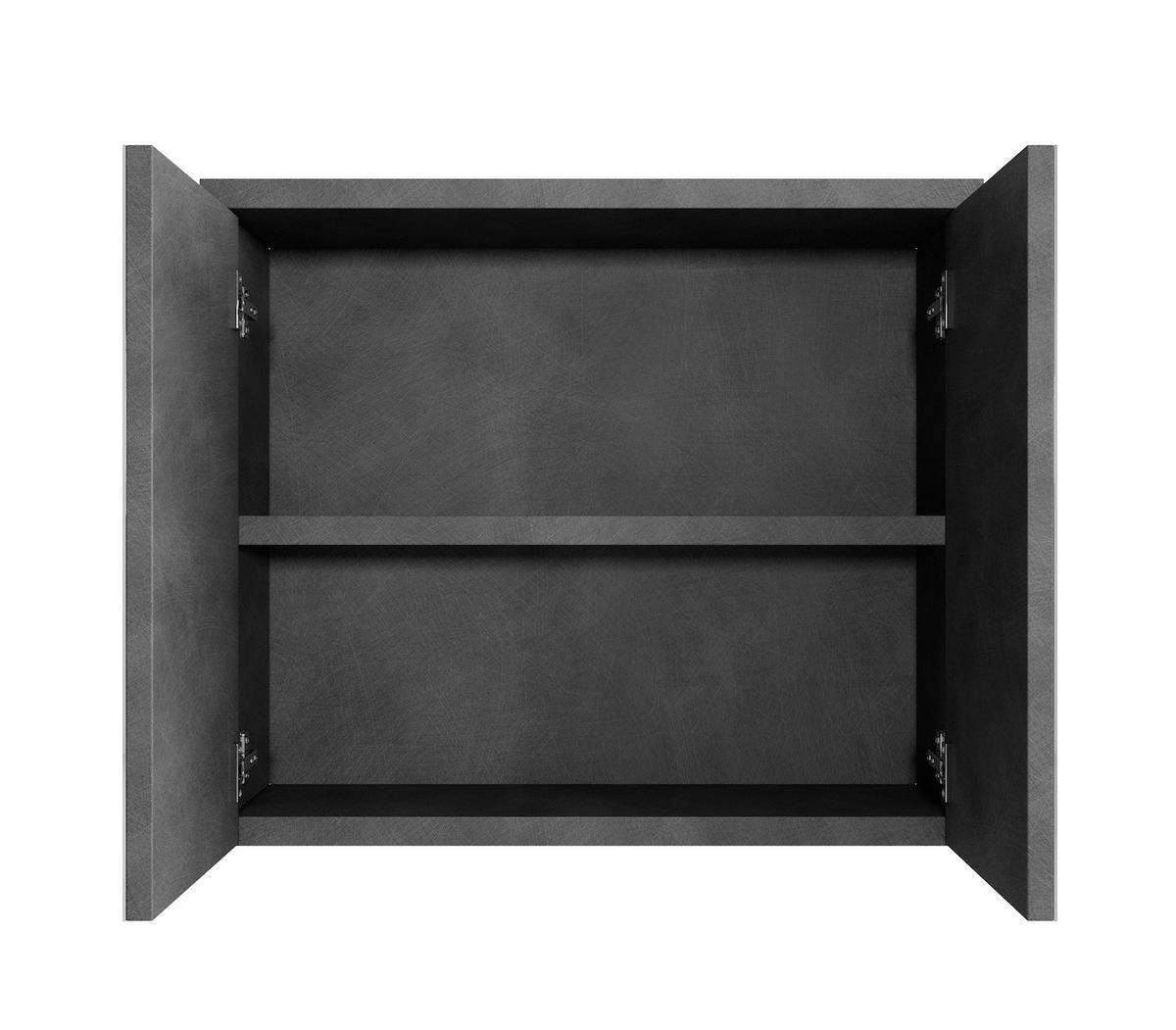 SPIEGELSCHRANK Toledo Dunkel Grau - 80 x 20 x 60 cm - Grau, Holz (80/60/20cm) - Badplaats