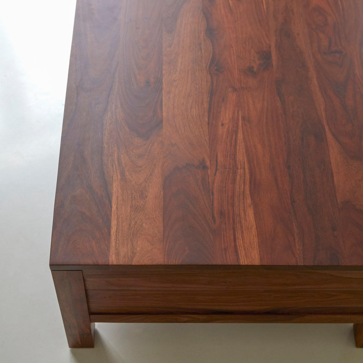 COUCHTISCH Oliver Dunkelbraun aus Palisander - Dunkelbraun, Holz (75/110/40cm) - Tikamoon