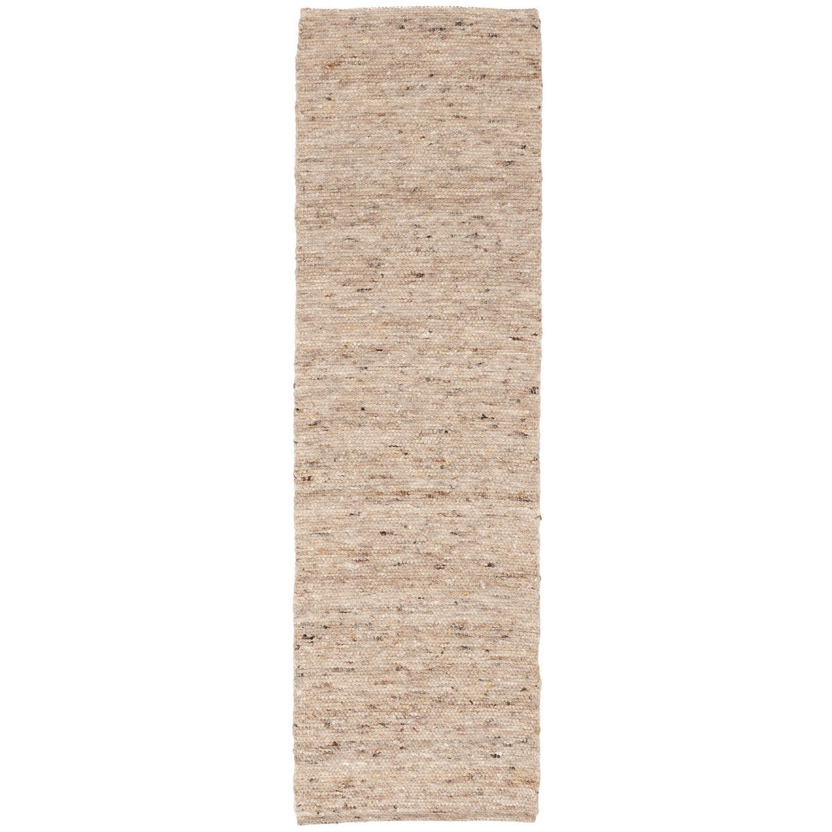 NATUR TEPPICH LÄUFER WOLLE ALASKA MELIERT - Naturfarben, Textil (90/160cm) - Pergamon