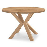 ESSTISCH RAL mit Holzbeinen, Durchmesser: 90 / 140 cm Eiche Craft Golden - Eichefarben, Holz (90/140/77cm) - Dekori_Interiors