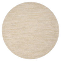 KURZFLOR-TEPPICH Clasico 0052 Gelb 200 cm Rund - Gelb, Textil (200/200cm) - carpet city
