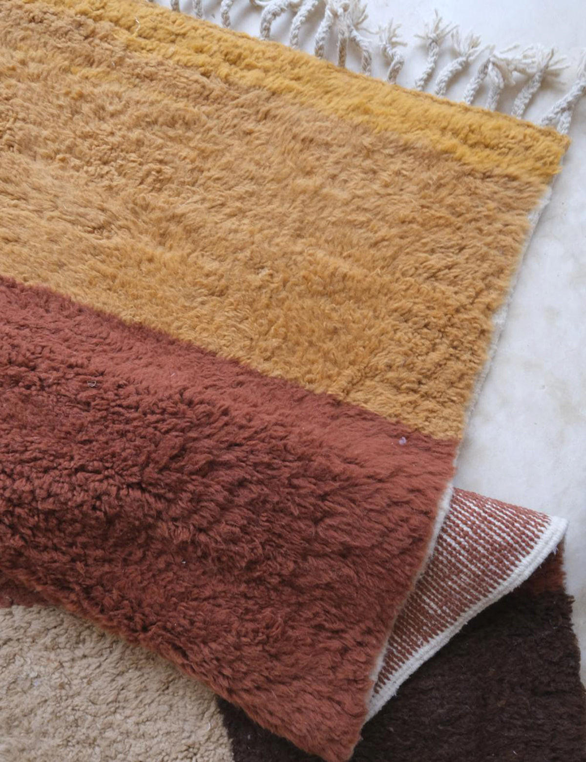 BERBERTEPPICH grafisch Wolle 300x 402 cm - Multicolor, Naturmaterialien (300/402cm) - AFK Living