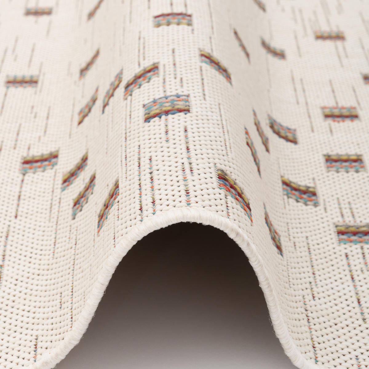 IN & OUTDOOR TEPPICH FLACHGEWEBE CAMPUS MIX - Beige, Textil (140/200cm) - Pergamon