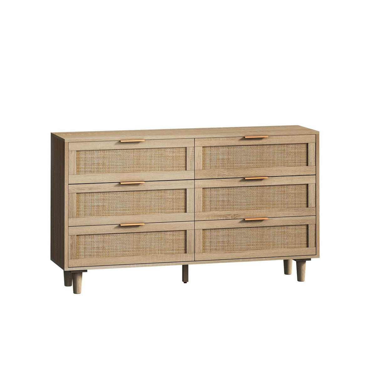 SIDEBOARD Beige 130/40/75 cm - Naturfarben, Holzwerkstoff (40/75/130cm) - Urban Meuble