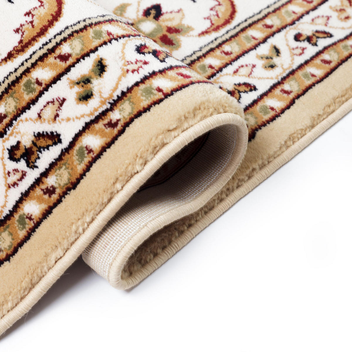 TEPPICH Traditionell-Floral-Design GLAZERT, Braun 200x290 cm - Braun, Textil (200/290cm) - KADIMA DESIGN
