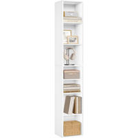 BÜCHERREGAL mit 7 Würfeln, 30x26x178,5 cm, Weiß - Weiß, Holzwerkstoff (30/178.5/26cm) - Woltu