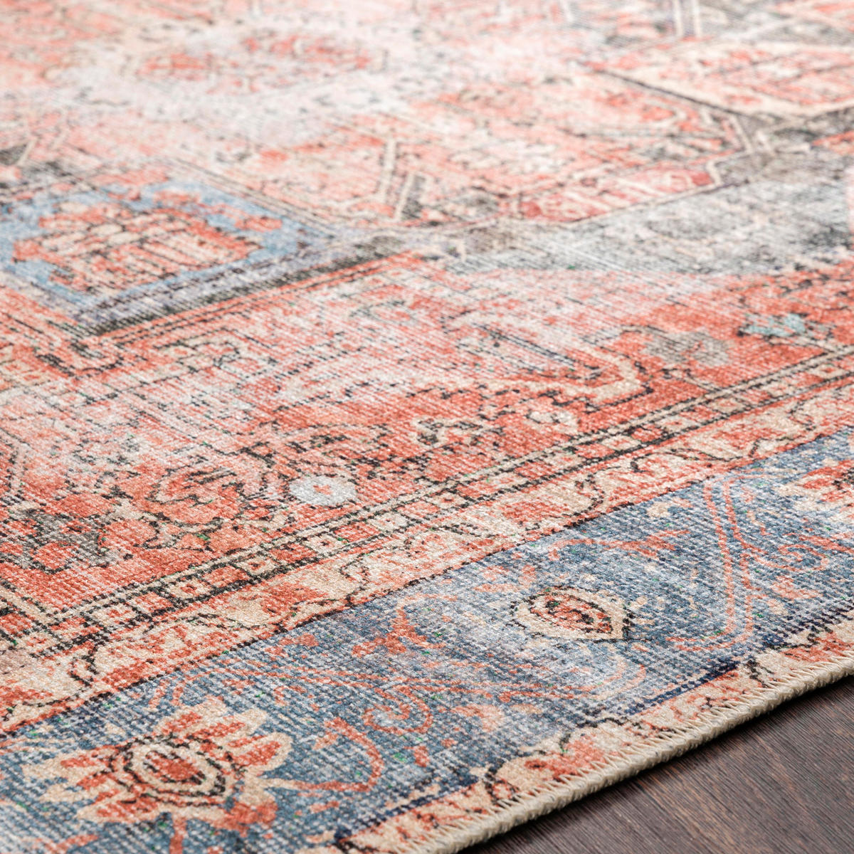WASCHBARER TEPPICH Lana 160/220 cm Terracotta - Terracotta, Textil (160/220cm) - LIVABLISS
