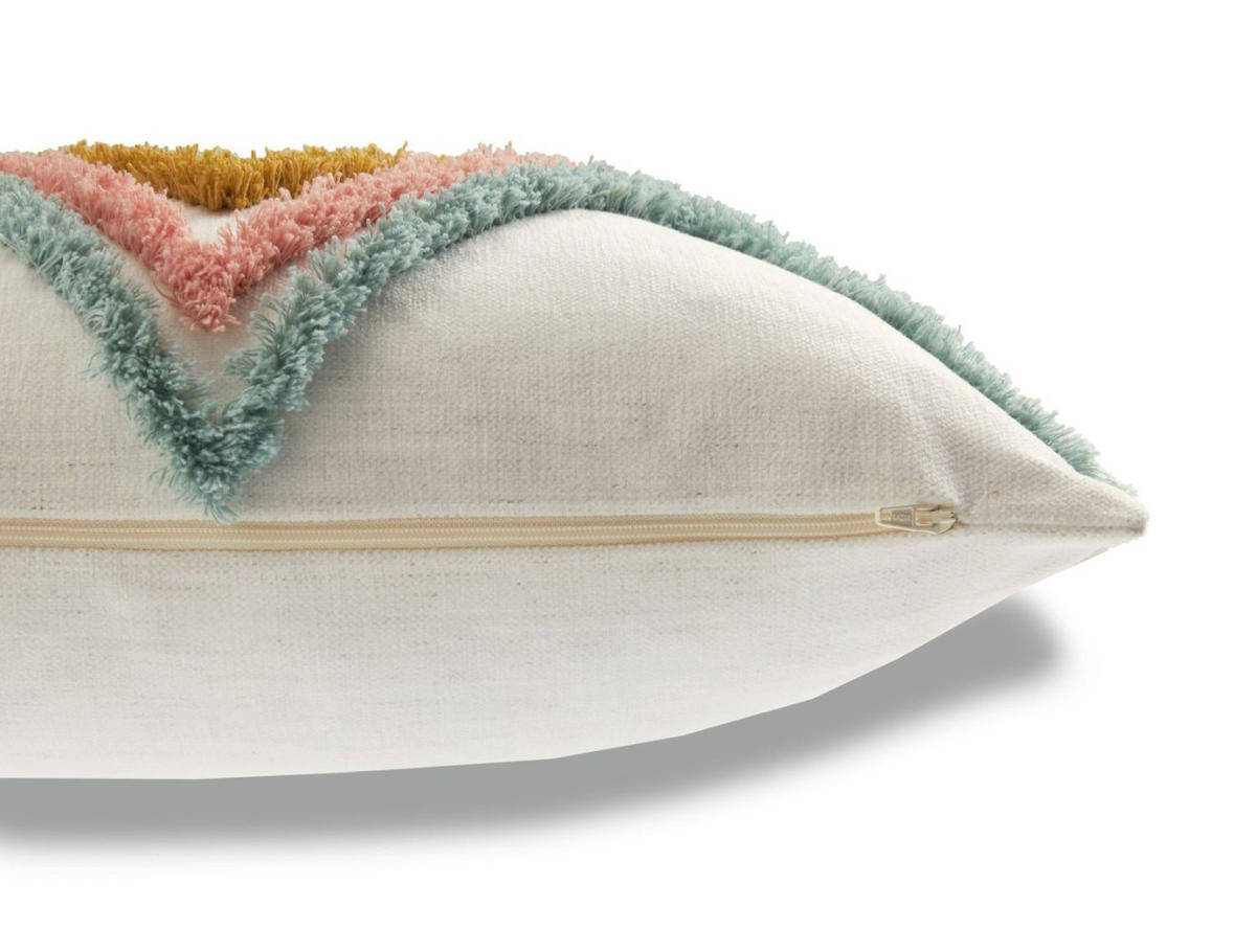 ZIERKISSENHÜLLE Colour Rhomb multicolor 45x45cm - Multicolor, Textil (45/45cm) - Tom Tailor
