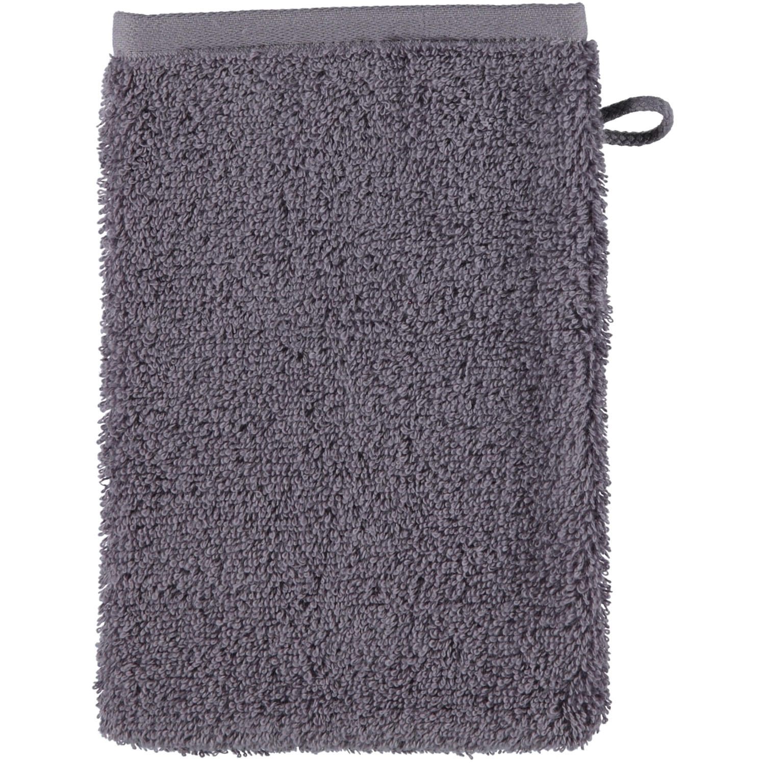 Vossen Waschlappen Grau 16x22 cm