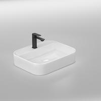 WASCHBECKEN Eickg Weiß 50 / 40 / 11 cm - Weiß Hochglanz, Keramik (40/11/50cm) - EMKE