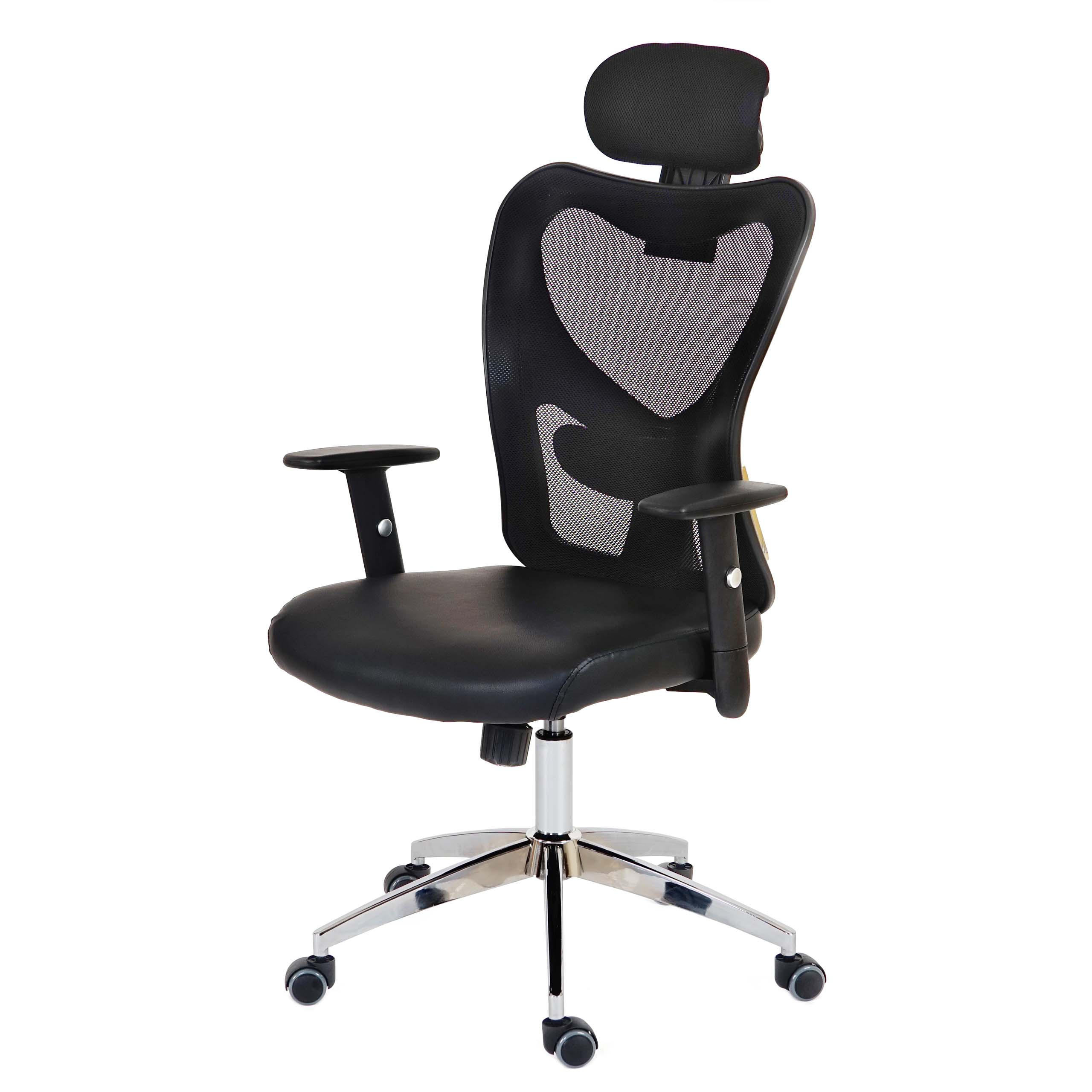 PROFI-BÜROSTUHL Schwarz - Schwarz, Textil (67/136/71cm) - MCW