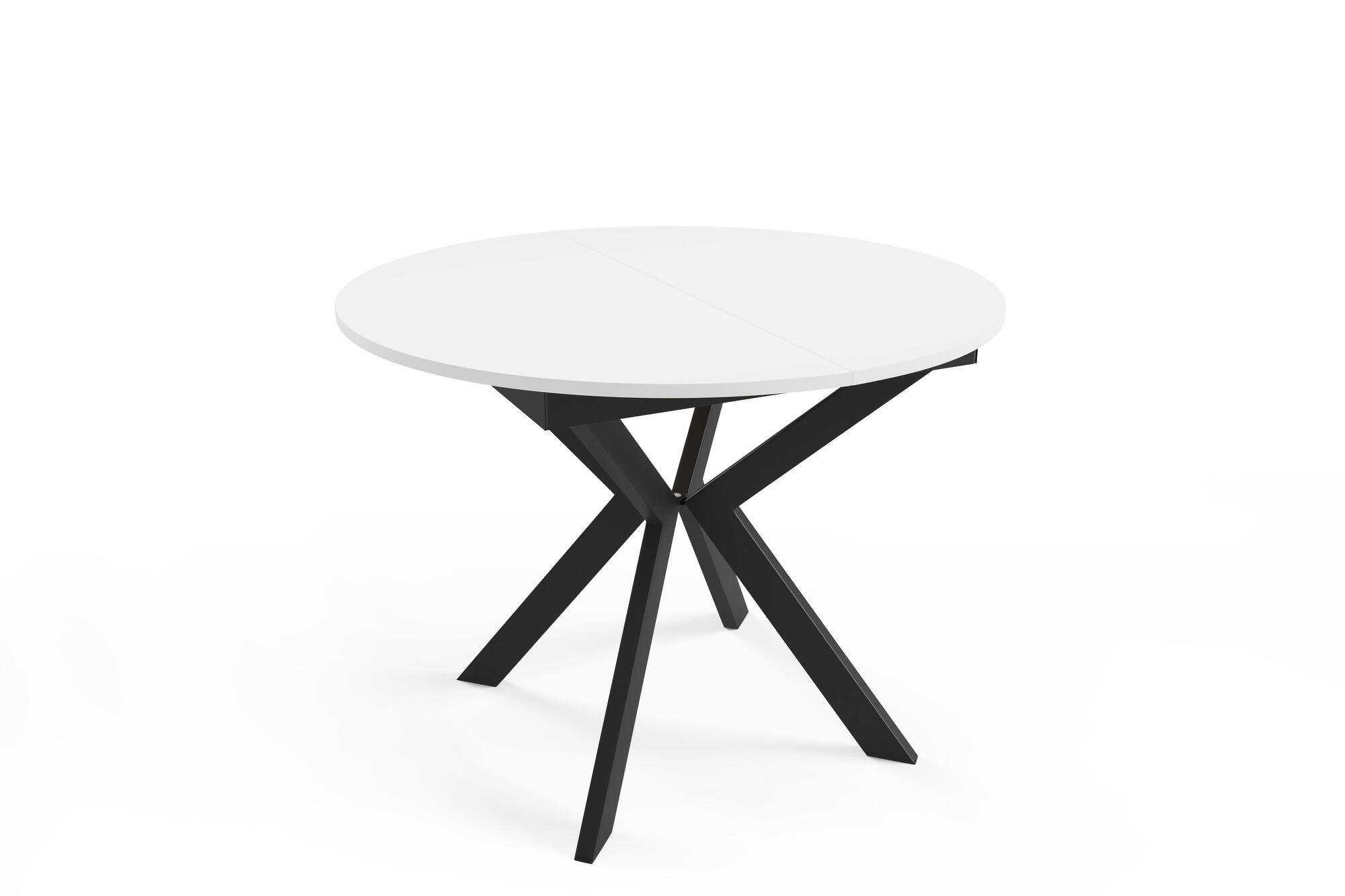 ESSTISCH LEIA Weiß 100x138x78 cm - Weiß, Holzwerkstoff (138/100/78cm) - FURNLUX