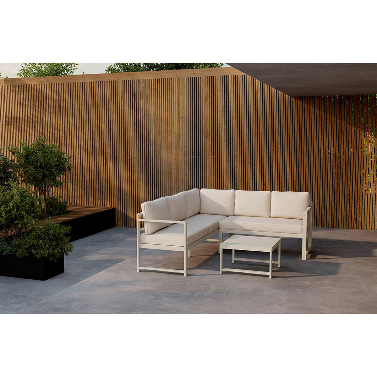 ECKSOFA, Salvador, Stühle Beige, Holz, 65 x 65 x 35 cm, 2-teilig - Beige, Holz/Textil (65/65cm) - ebuy24