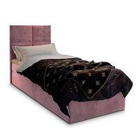 BOXBETT LENA 90 90x200 cm mit Matratze und Topper - Rosa - Rosa, Holz (90/200cm) - MASSENO