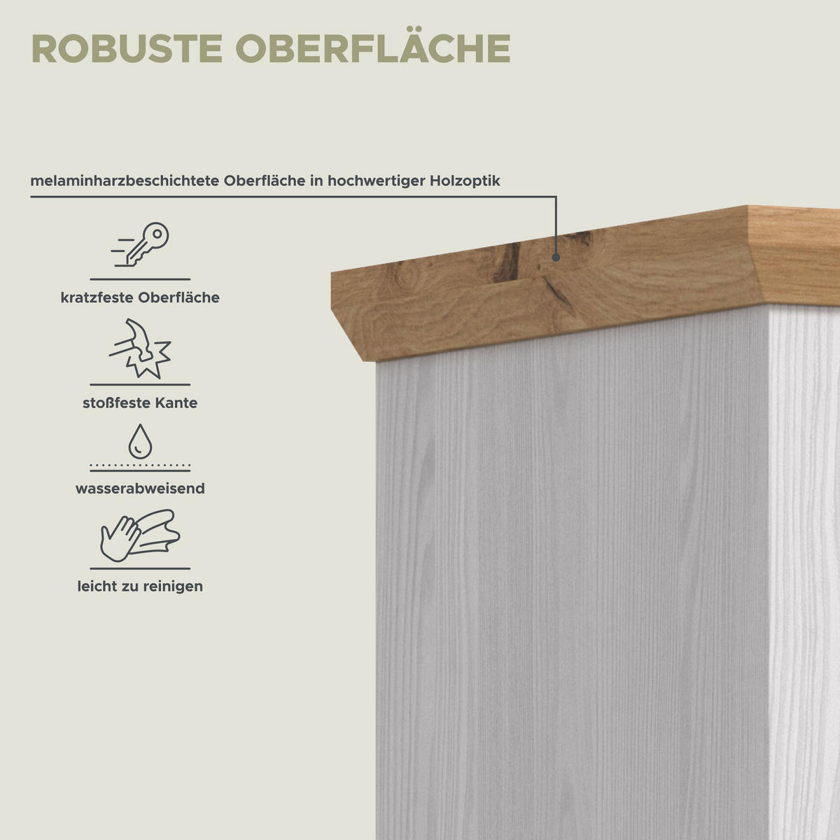AKTENSCHRANK VERONA (B/H/T: ca. 84/193/39 cm) in Sibiu Lärche Nachbildung/Sibiu Lärche Nachbildung - Lärchefarben, Holzwerkstoff (84/193/39cm)