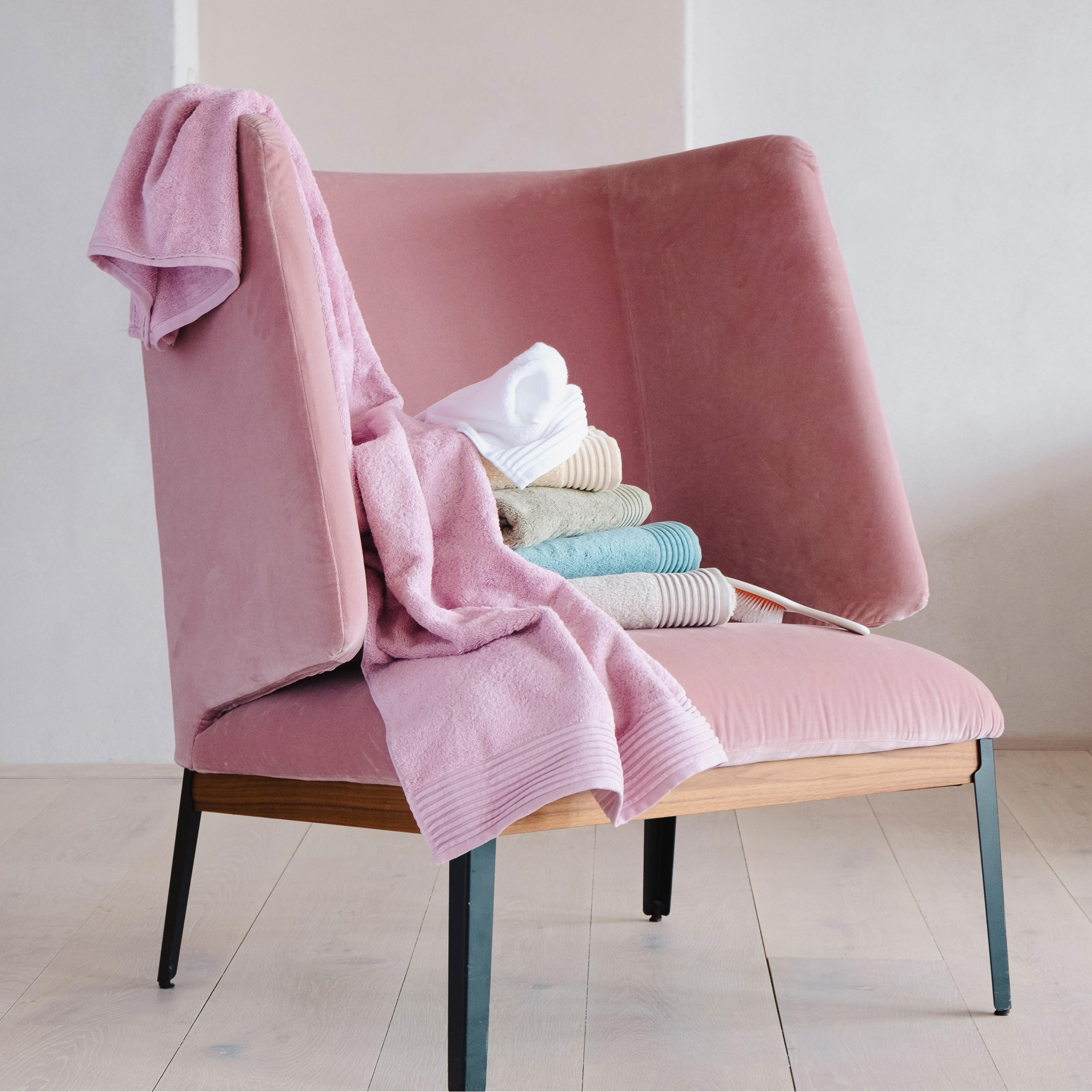 SEIFTUCH LOFT - Silberfarben, Textil (30/30cm) - MÖVE