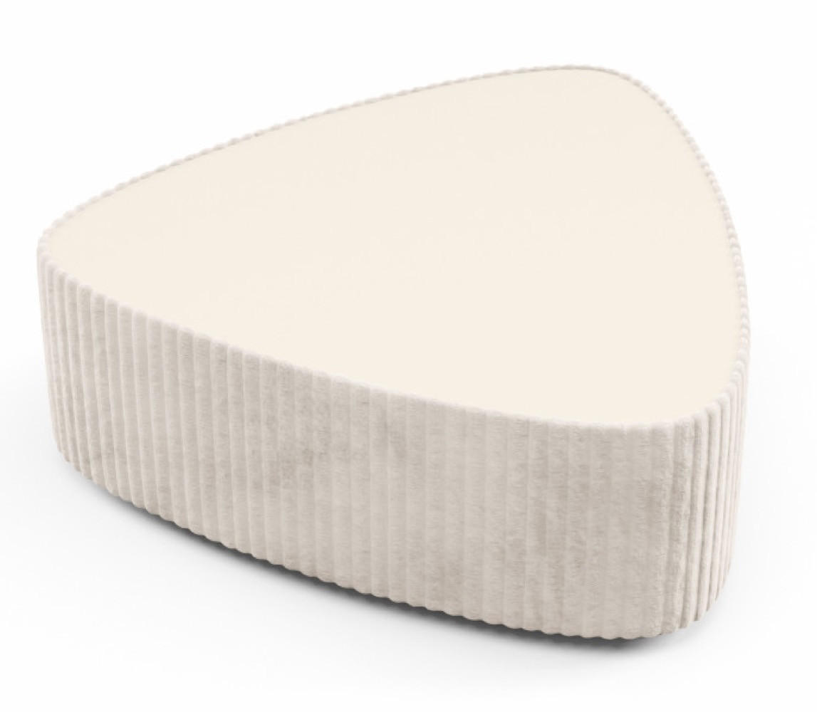 TISCH Creme MIJA Polsterstoff Tilia - Weiß, Holzwerkstoff (96/96/42cm) - Sepro Meble