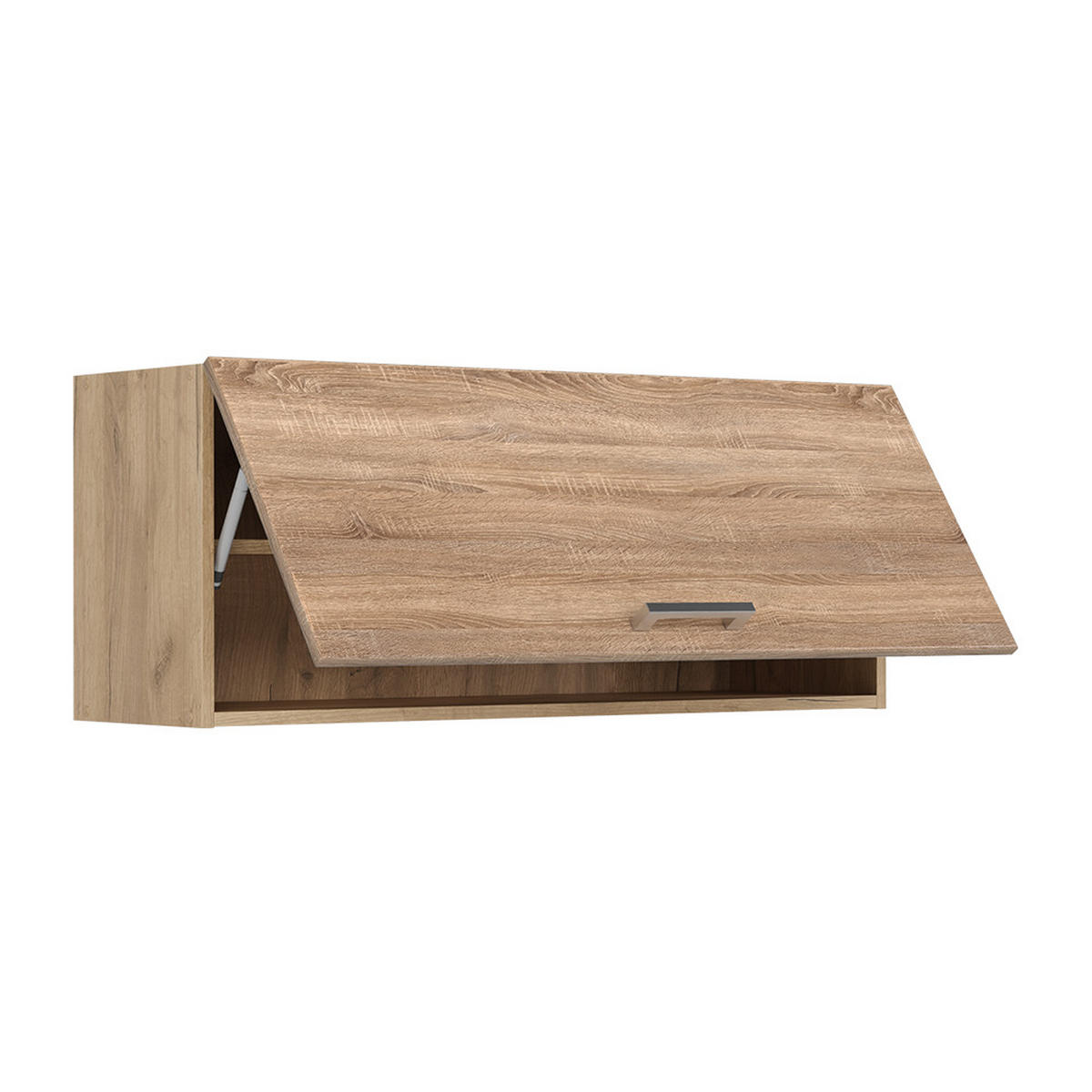 HÄNGESCHRANK R-Line, Sonoma/Goldkraft Eiche, 100 cm Flach - Honigeiche/Sonoma Eiche, Holzwerkstoff (100/40/31cm) - Vicco