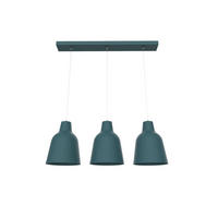 HÄNGELEUCHTE Dong Linear - Blau, Metall (17/70/22cm) - Lumicom