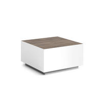 COUCHTISCH QUADRA - Weiß/Sahara, Holzwerkstoff (65/65/35cm) - Meblini