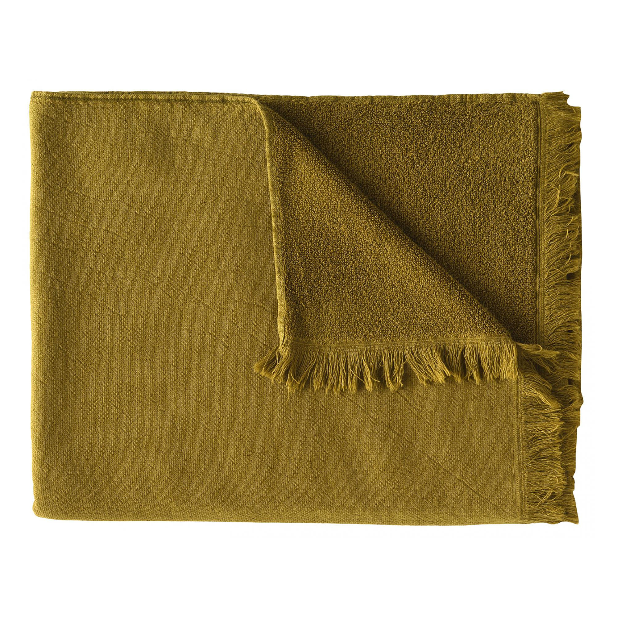 MAXI-BADETUCH Luna nüsse 100 x 160 cm - Braun, Textil (160/100cm)