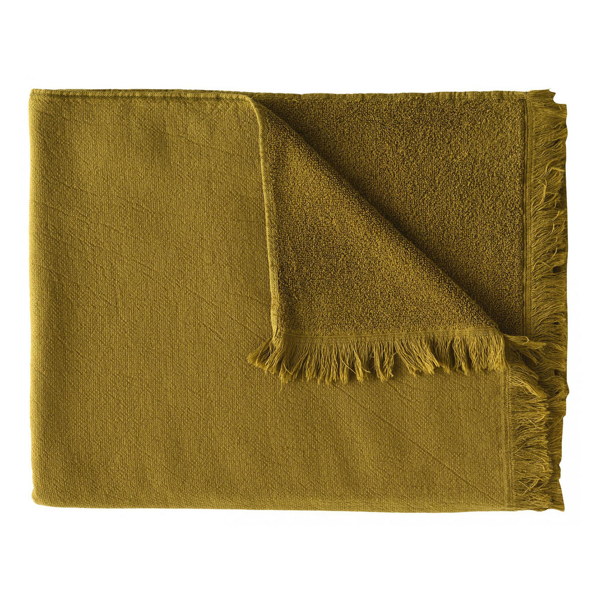 MAXI-BADETUCH Luna nüsse 100 x 160 cm - Braun, Textil (160/100cm)