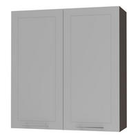 KÜCHENHÄNGESCHRANK Kvantum W4/90 Dust Grey Matt / Lava Matt 90 / 32,5 / 96cm - Dunkelgrau/Grau, Holz/Holzwerkstoff (90/96/32.5cm) - Feldmann-Wohnen
