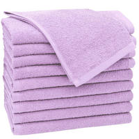 GÄSTETÜCHER, 10er-Set, 30x50 cm, 100% Baumwolle, Rosa - Flieder, Textil (30/50cm) - Zollner