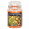 DUFTKERZE Woodbridge - Orange, Naturmaterialien/Glas (17cm)
