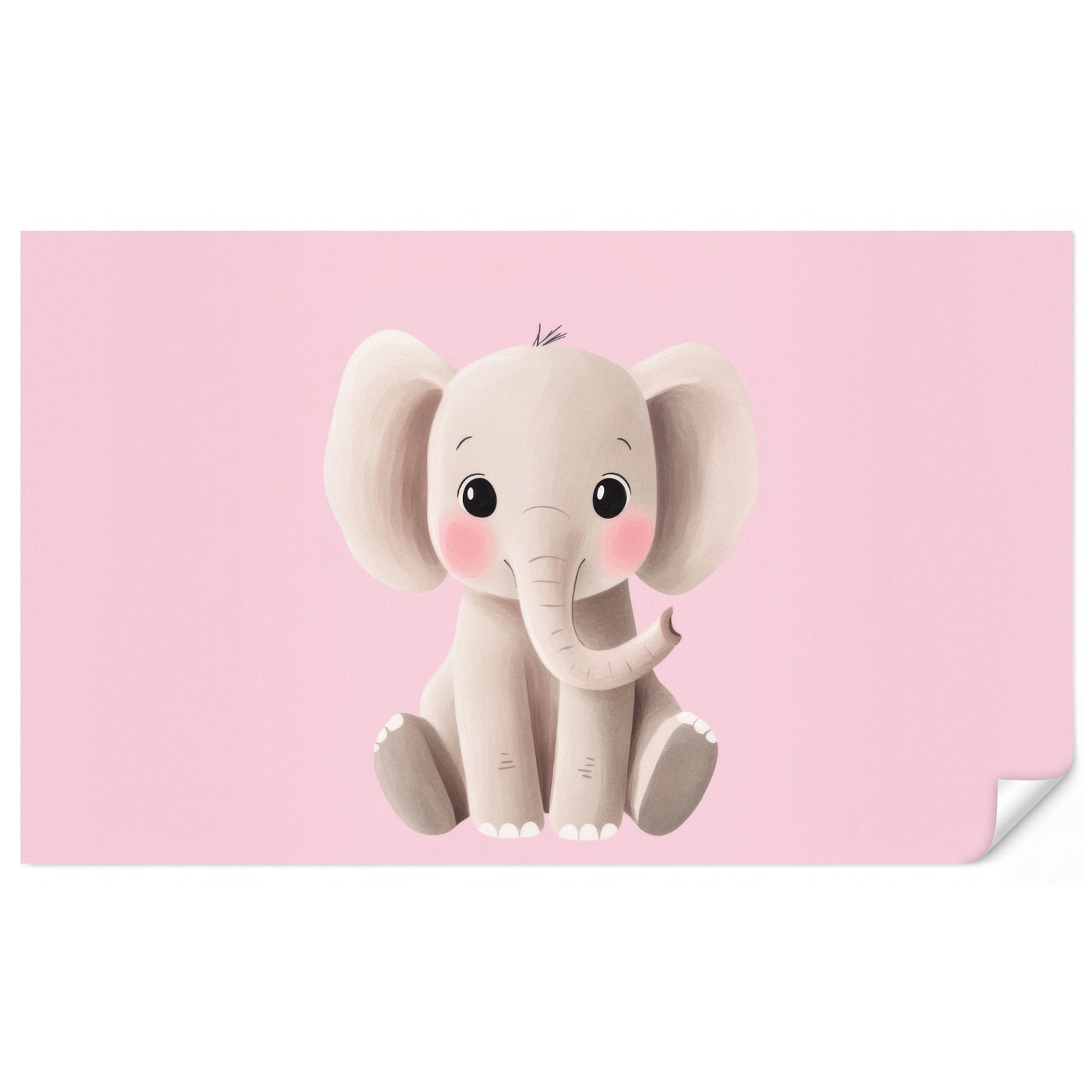 OnlyWow Kindertapete Hellrosa 450x260 cm