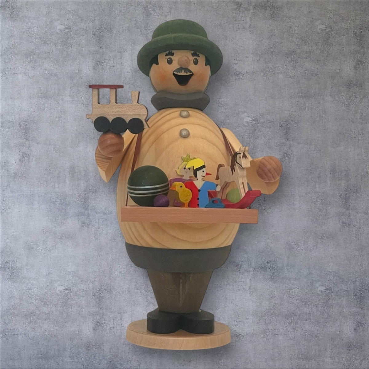 RAUCHMANN Max als Spielzeughändler 16 cm - Multicolor, Holz (10/16/10cm)