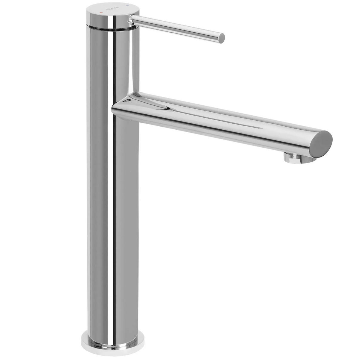 WASCHBECKENARMATUR Rea Oval Chrom High - Chromfarben, Metall (5/27/21cm) - REA